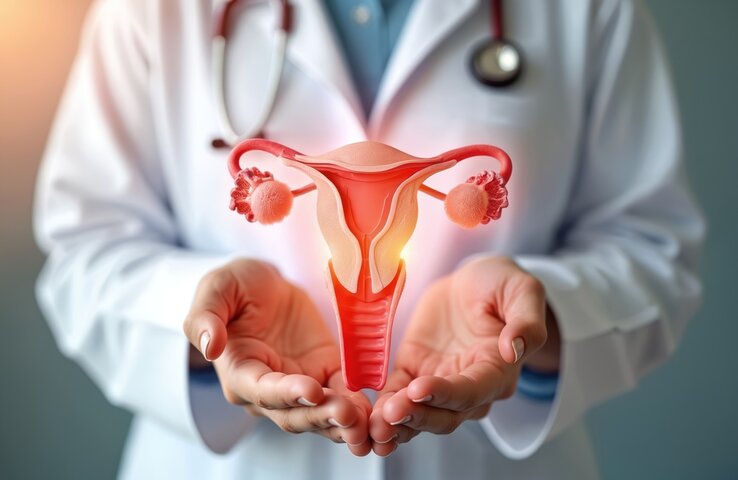 Menschliche Gebärmutter besiedelt von Klonen mit krebsauslösenden Mutationen, die früh im Leben auftreten